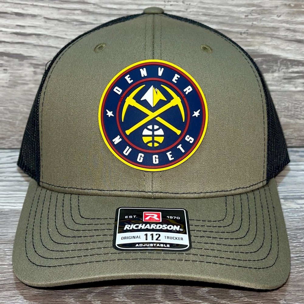 Denver Nuggets 3D Snapback Trucker Hat- Loden/ Black